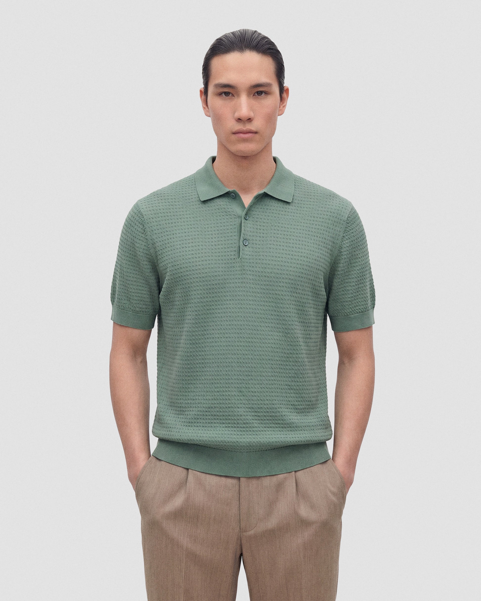 Maglia a polo Salvia | Filippo De Laurentiis