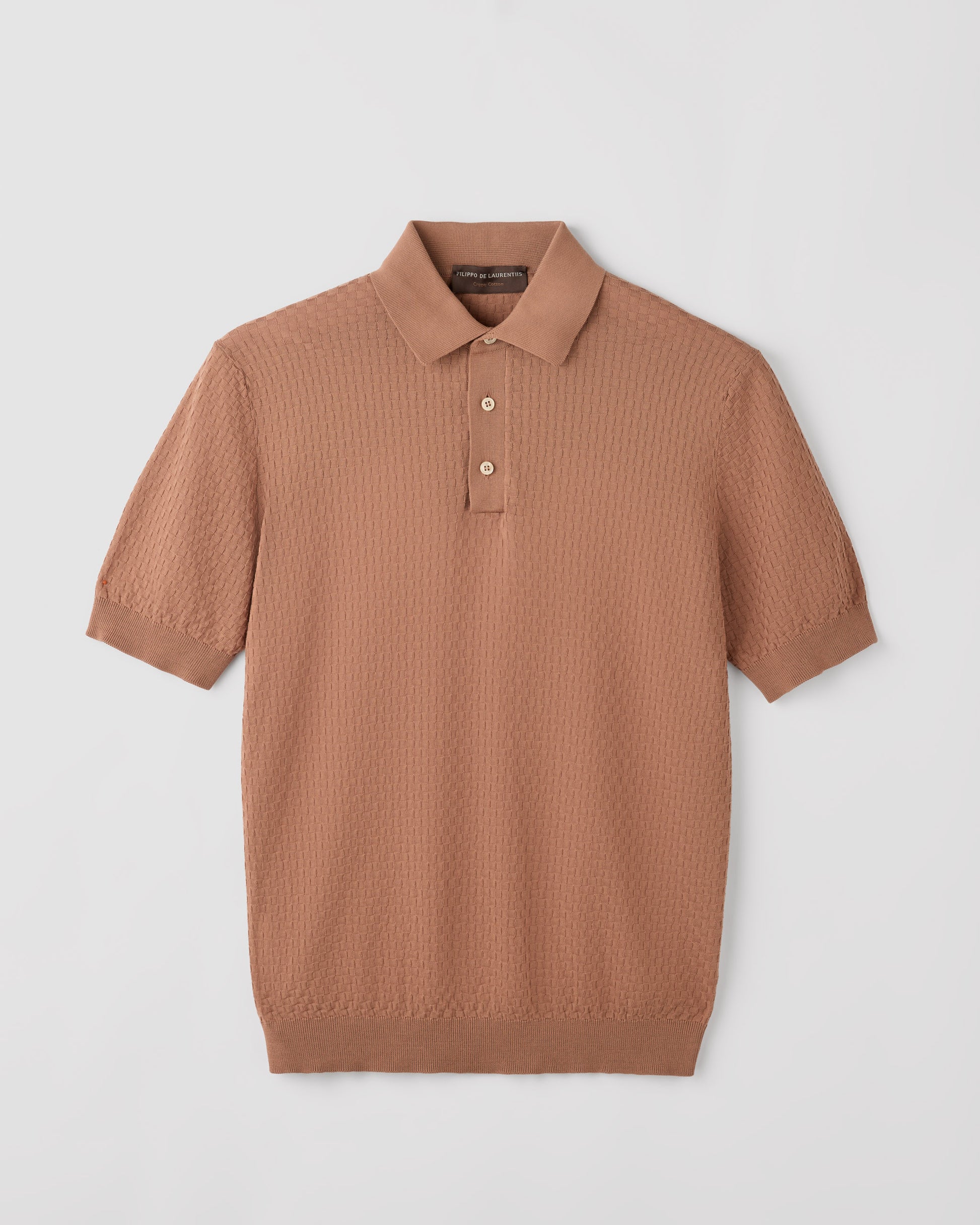 Polo shirt NATURAL BROWN | Filippo De Laurentiis