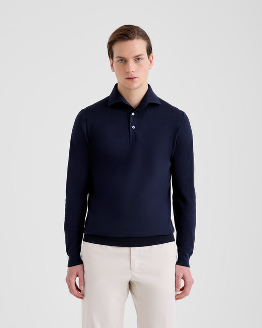 Polo shirt NAVY BLUE | Filippo De Laurentiis