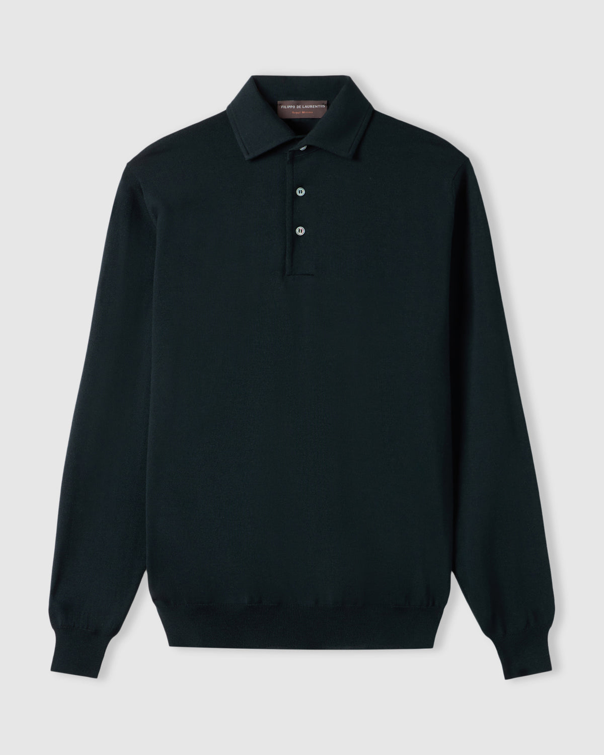 One piece collar polo sweater