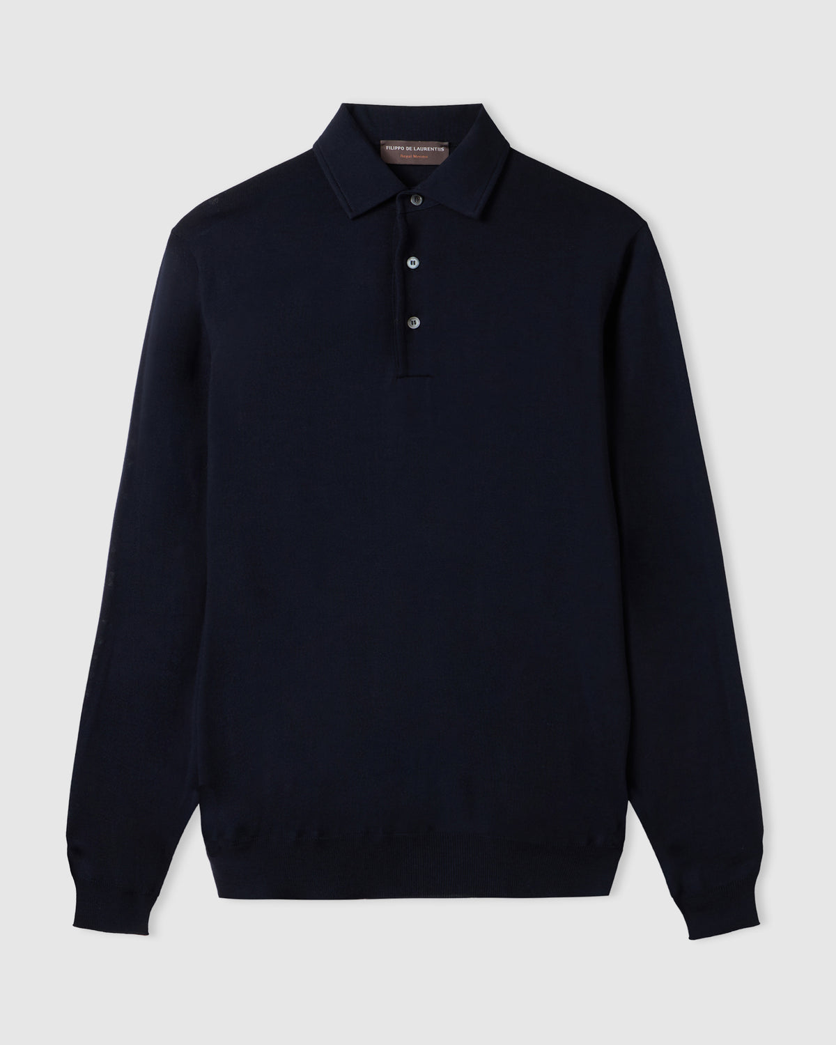 One piece collar polo sweater
