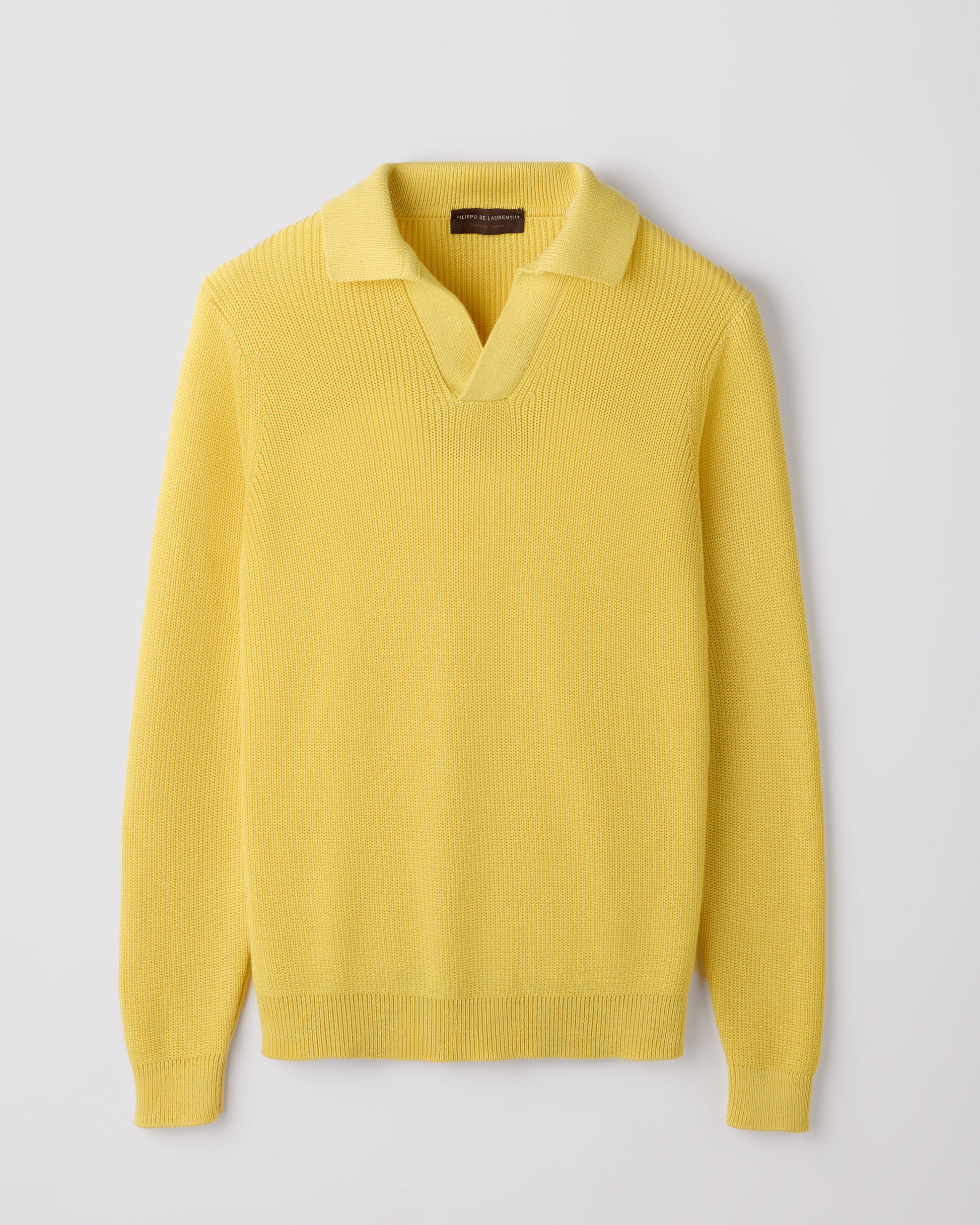 Skipper polo shirt YELLOW | Filippo De Laurentiis