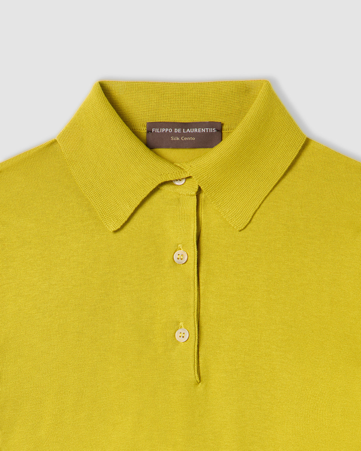 Long-sleeved polo shirt LEMON | Filippo De Laurentiis