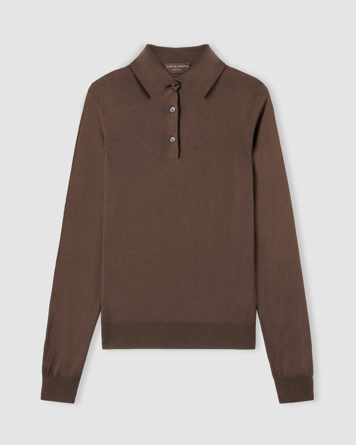 Long-sleeved polo shirt