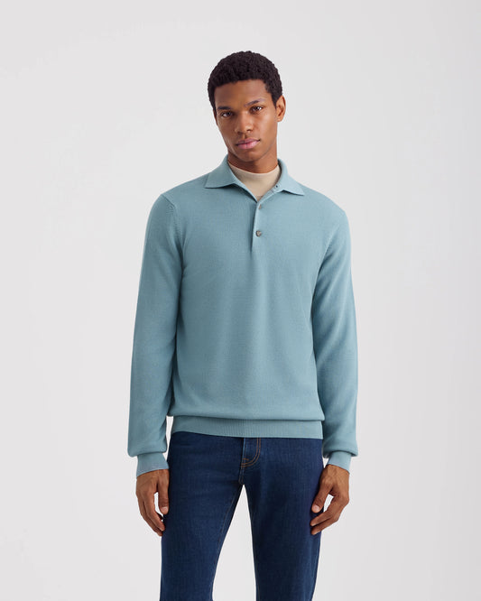 Long sleeve polo shirt SENECIO | Filippo De Laurentiis