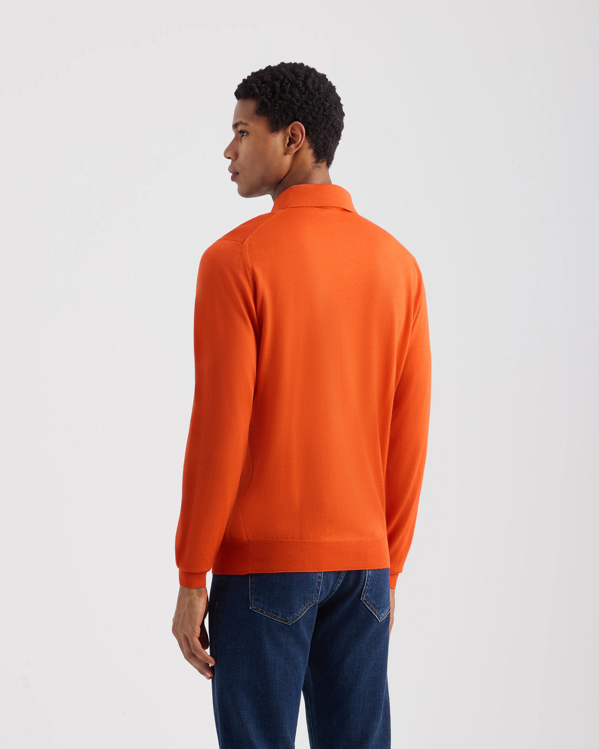 Polo manica lunga Arancione | Filippo De Laurentiis
