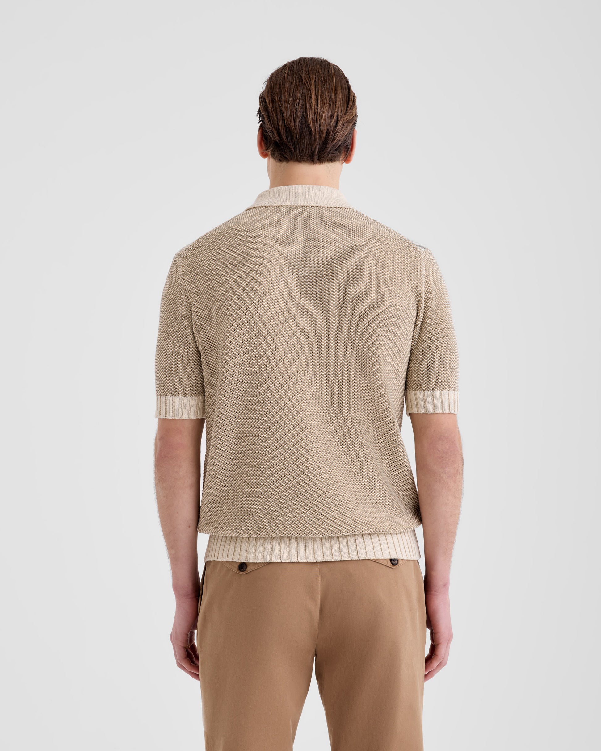 Polo skipper Sabbia - Lana | Filippo De Laurentiis