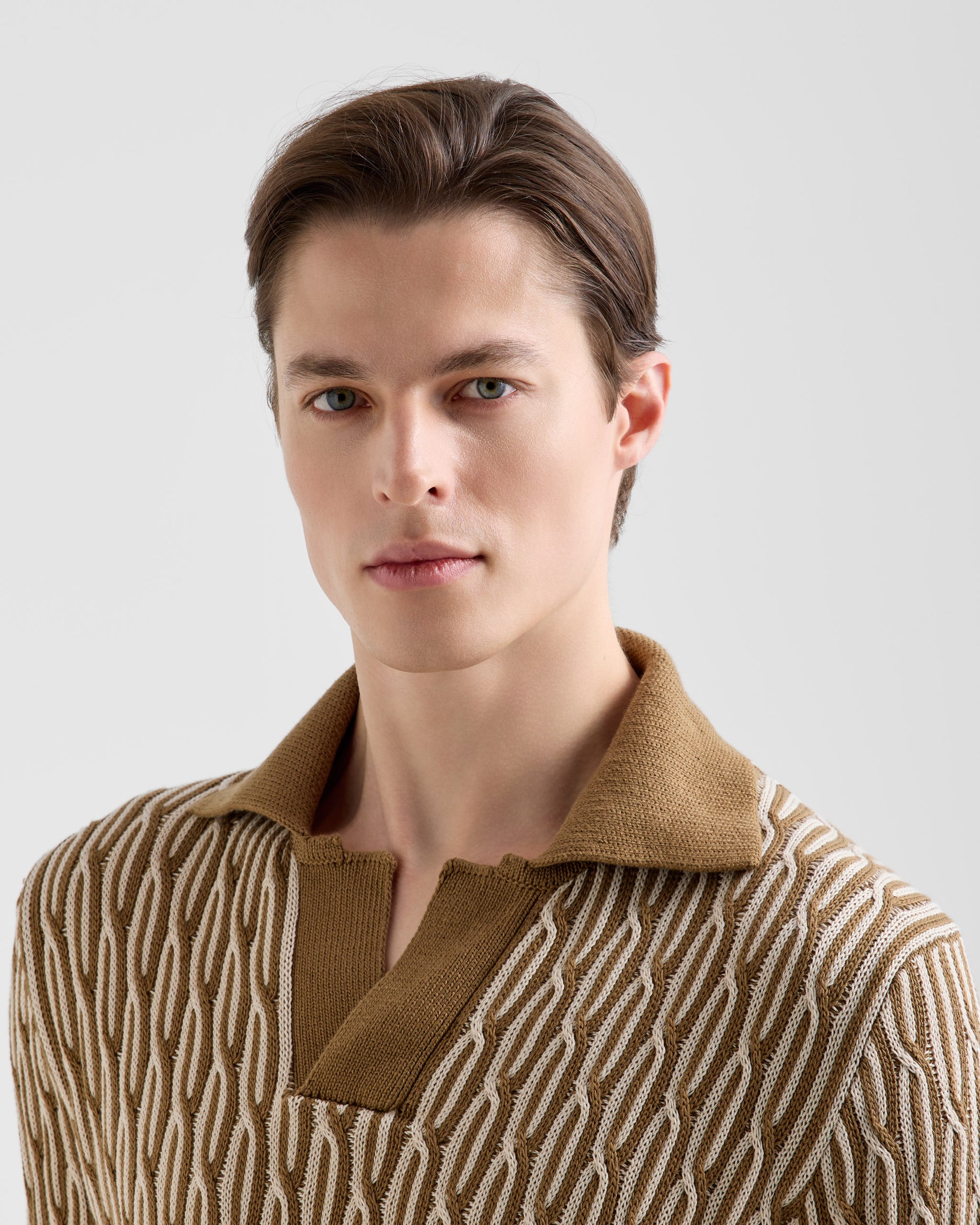 Polo skipper Cammello - beige | Filippo De Laurentiis