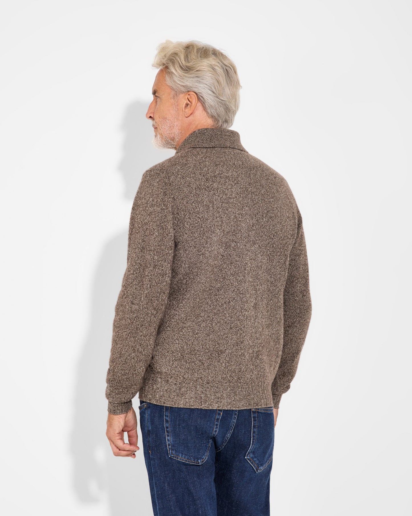 Maglia a polo mouline