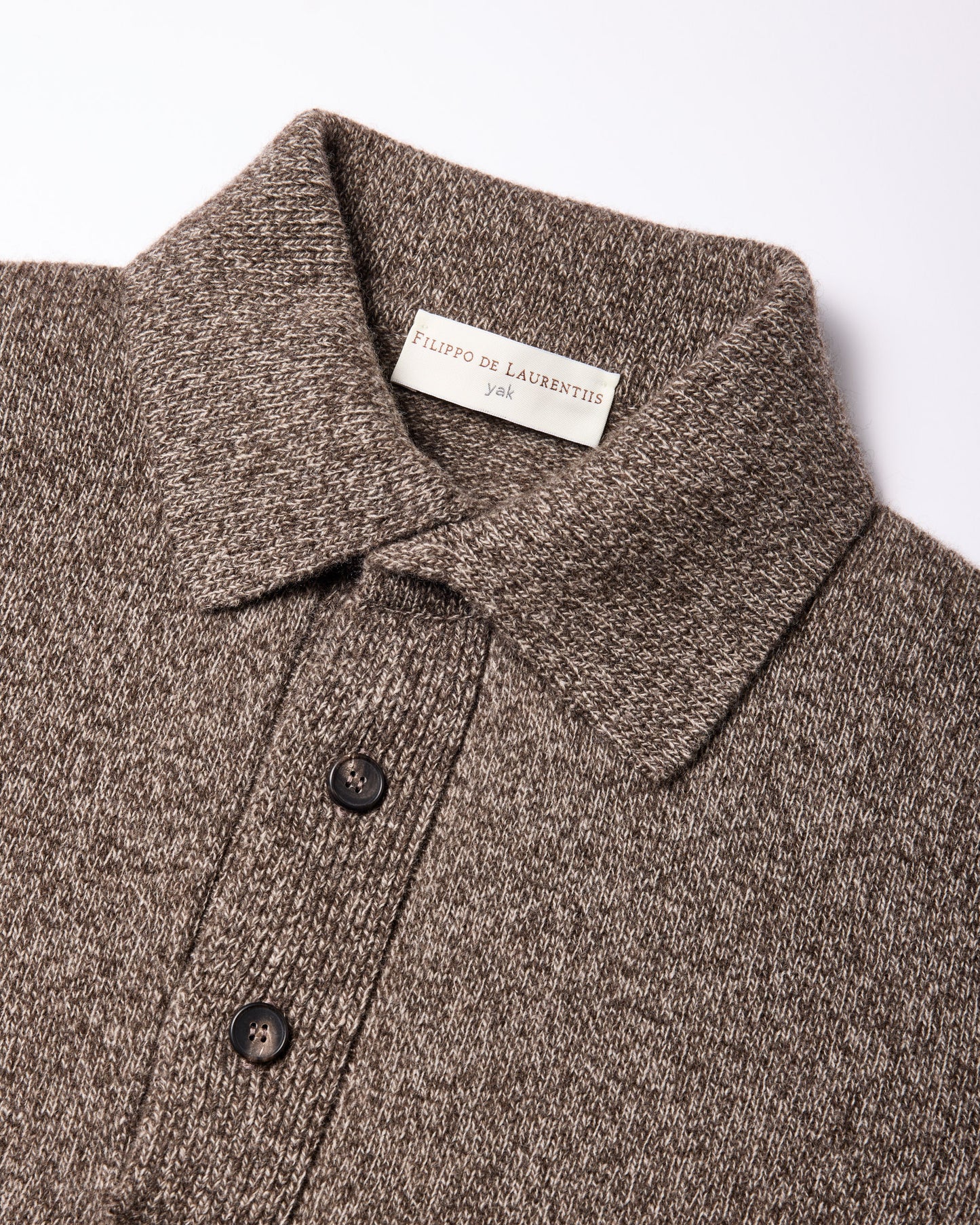 Maglia a polo mouline
