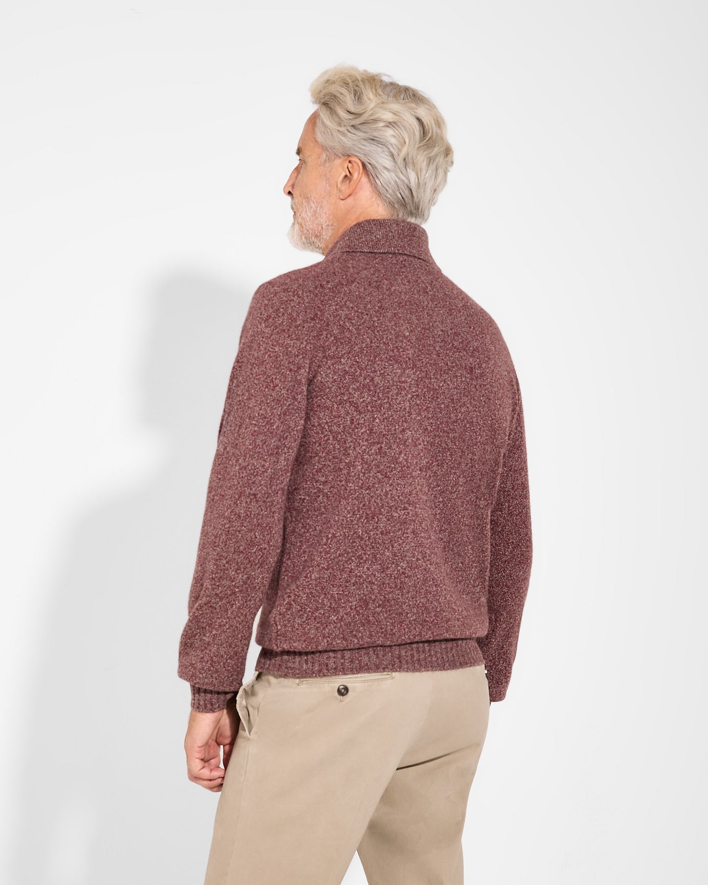 Maglia a polo mouline