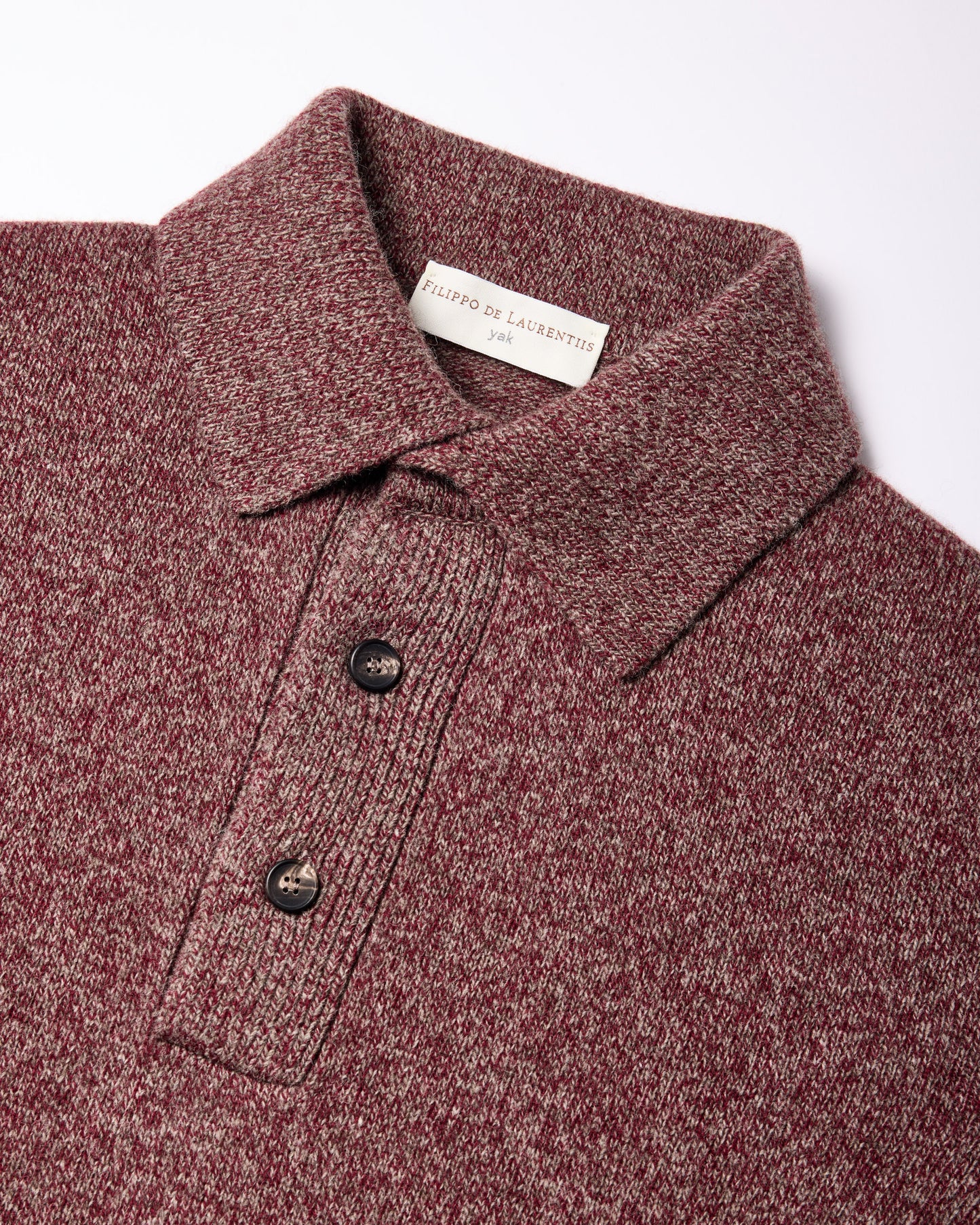 Maglia a polo mouline