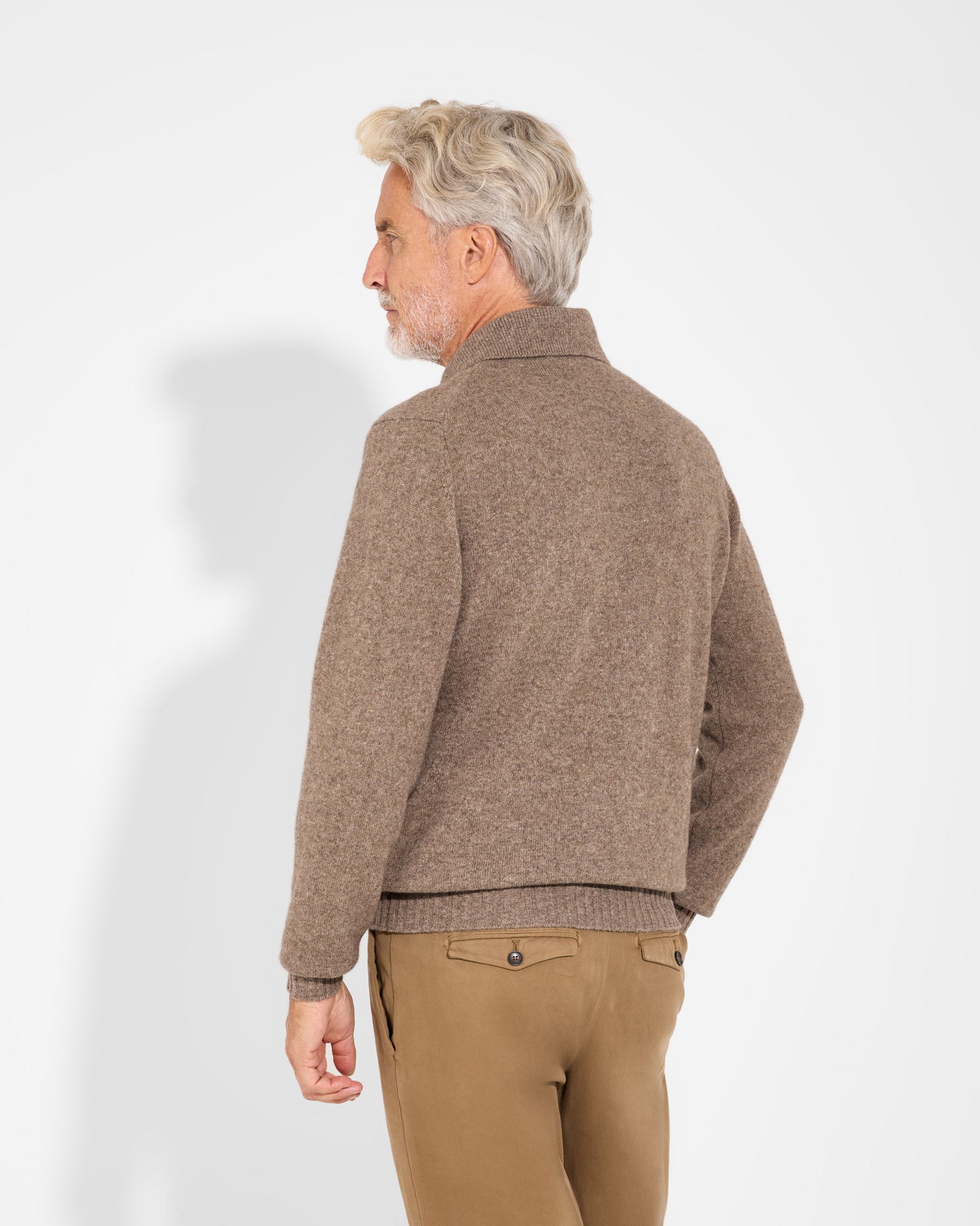 Maglia a polo mouline