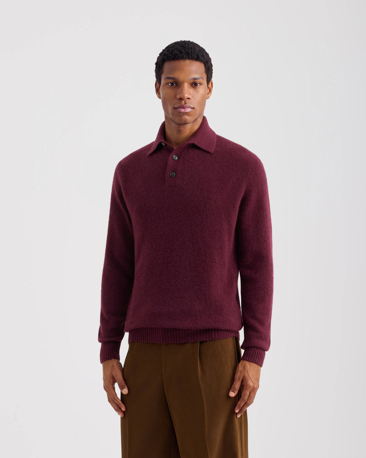 Long sleeve polo shirt |879005|