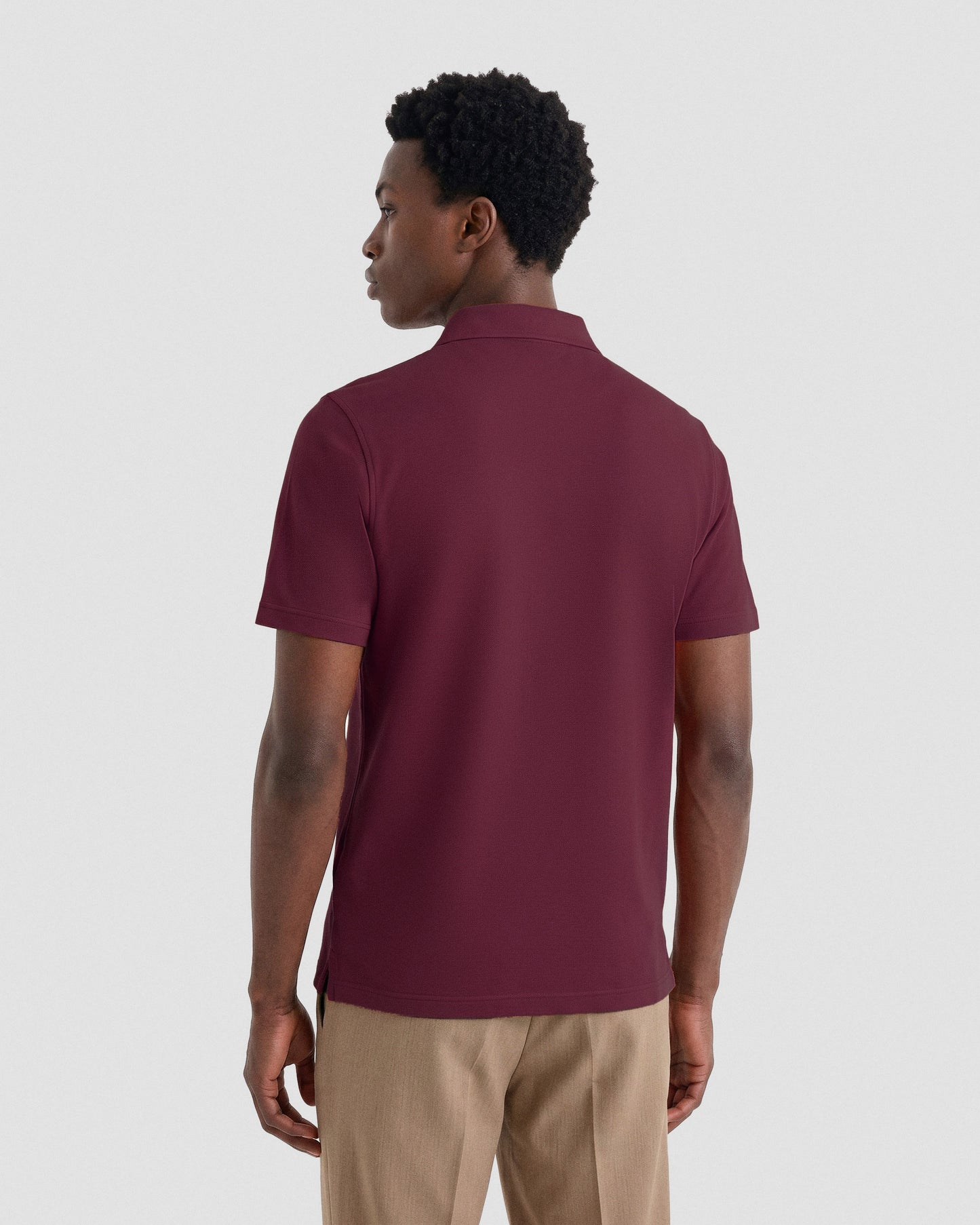 Short sleeve polo sweater