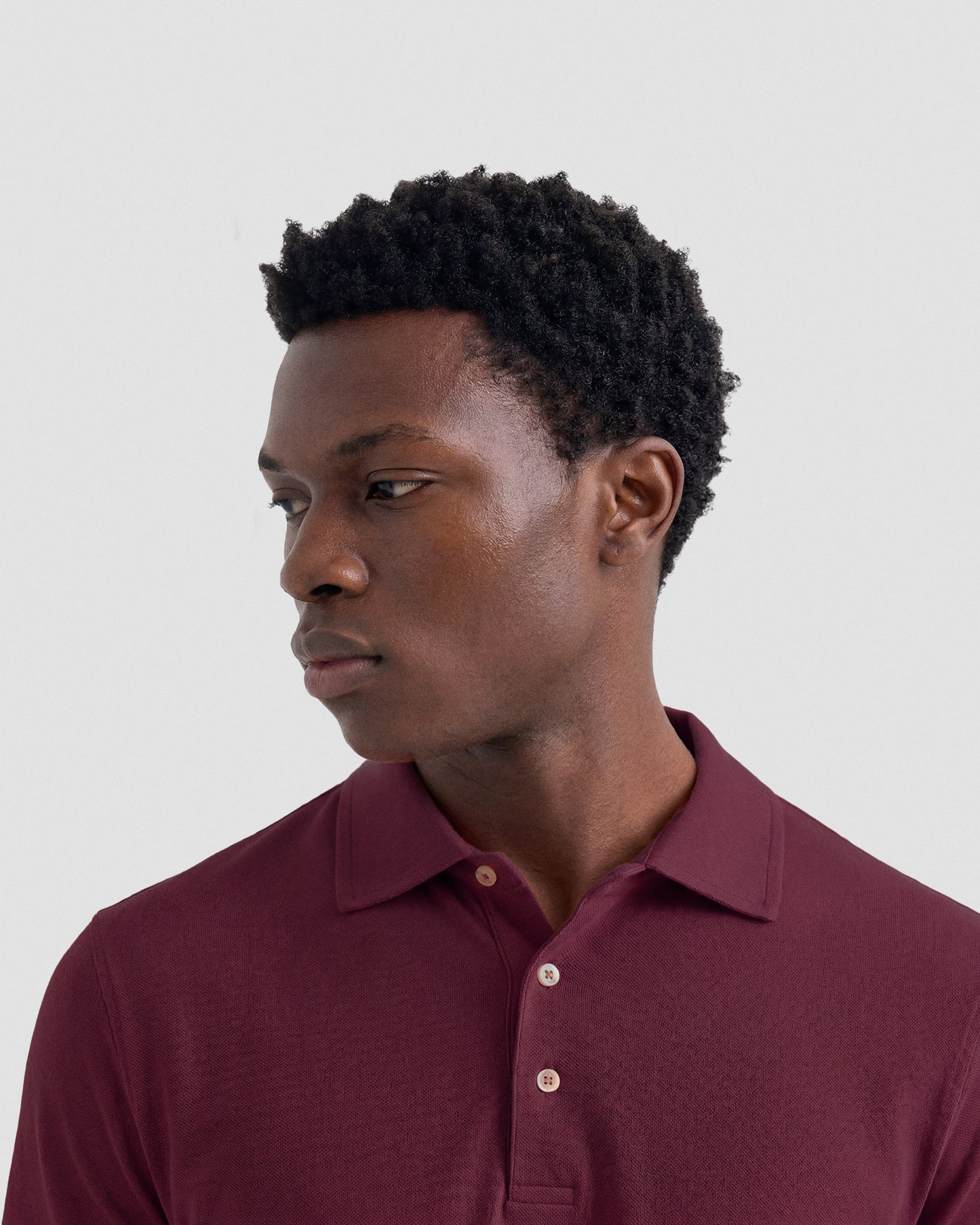 Short sleeve polo sweater