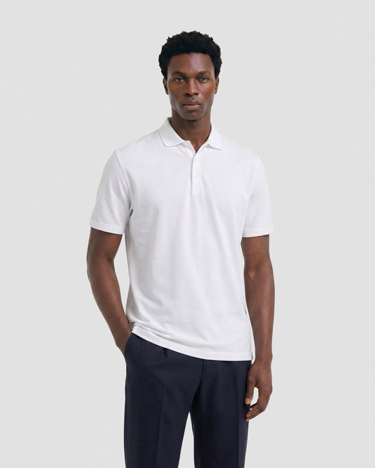 Polo manica corta Bianco ottico | Filippo De Laurentiis
