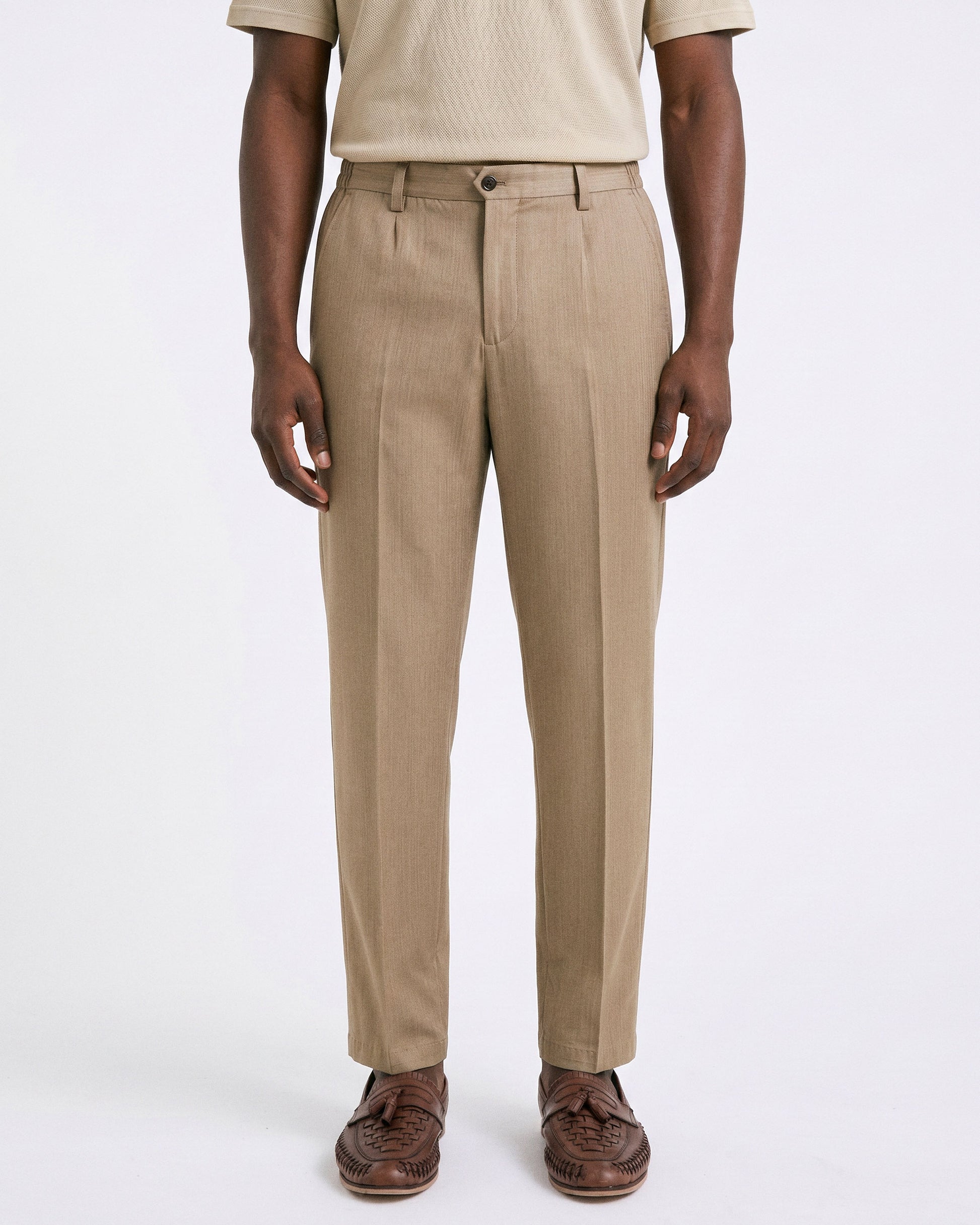 Pantalone classico beige | Filippo De Laurentiis