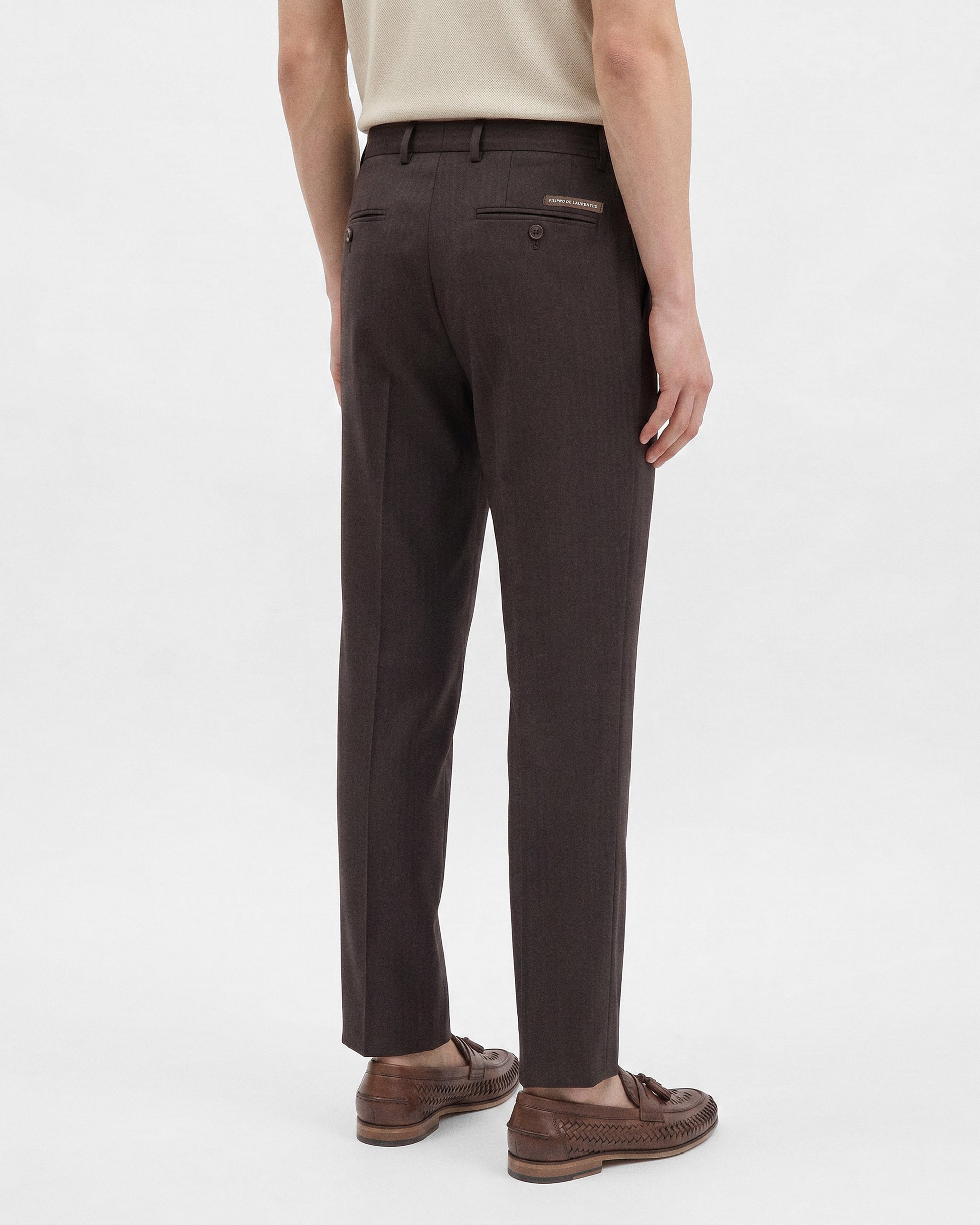 Classic trousers  BROWN | Filippo De Laurentiis