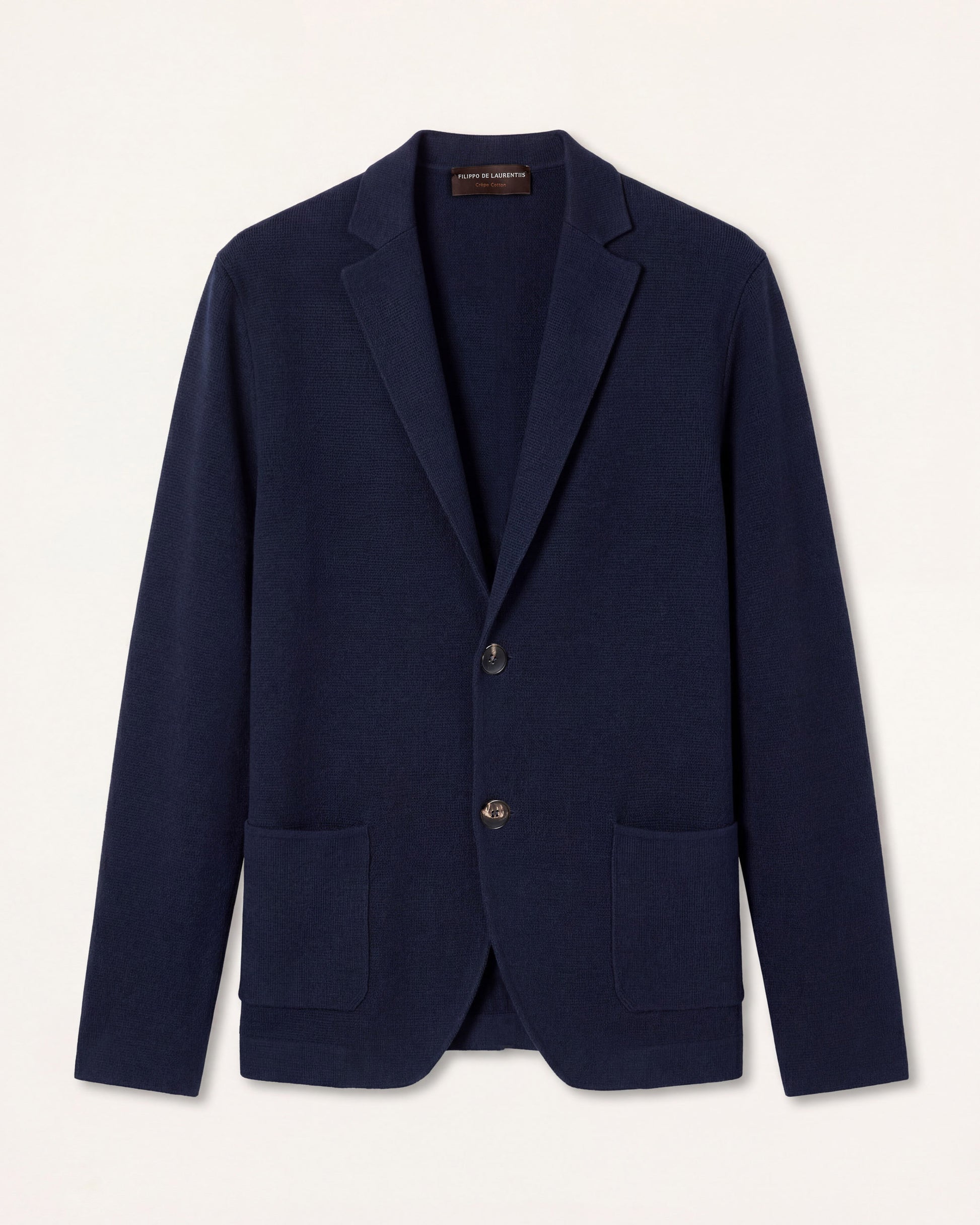 Single-breasted jacket NAVY | Filippo De Laurentiis