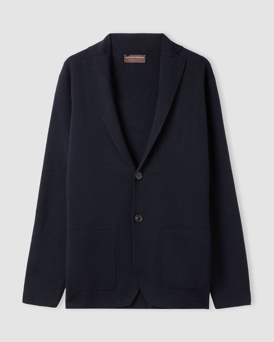 Single breasted blazer NAVY BLUE | Filippo De Laurentiis