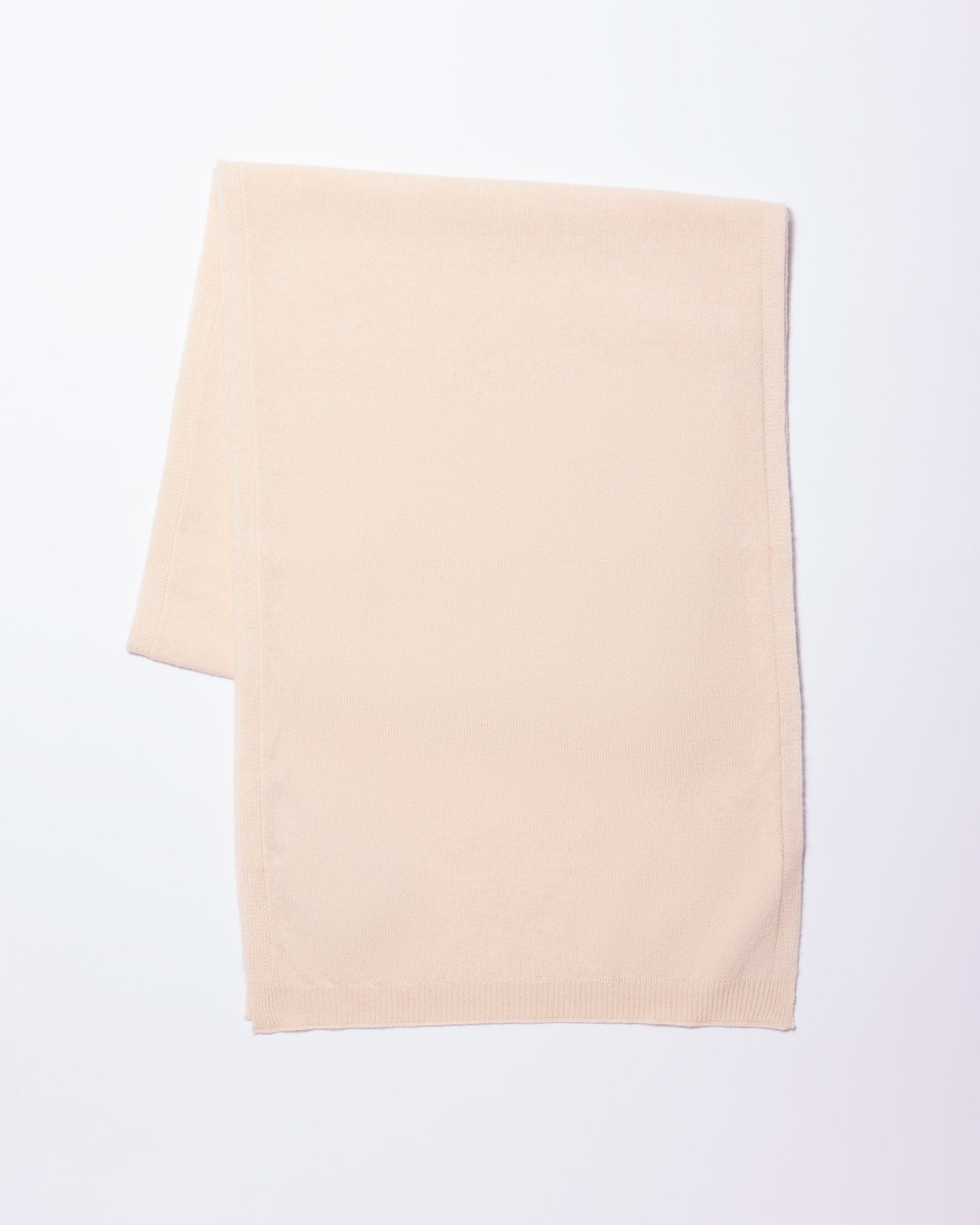 Sciarpa cashmere in albino naturale |5164|