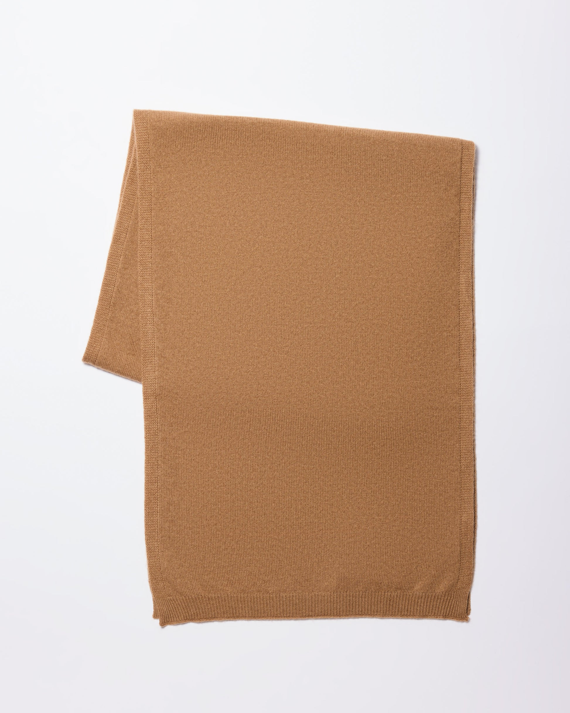 Sciarpa cashmere in cammello scuro |5165|