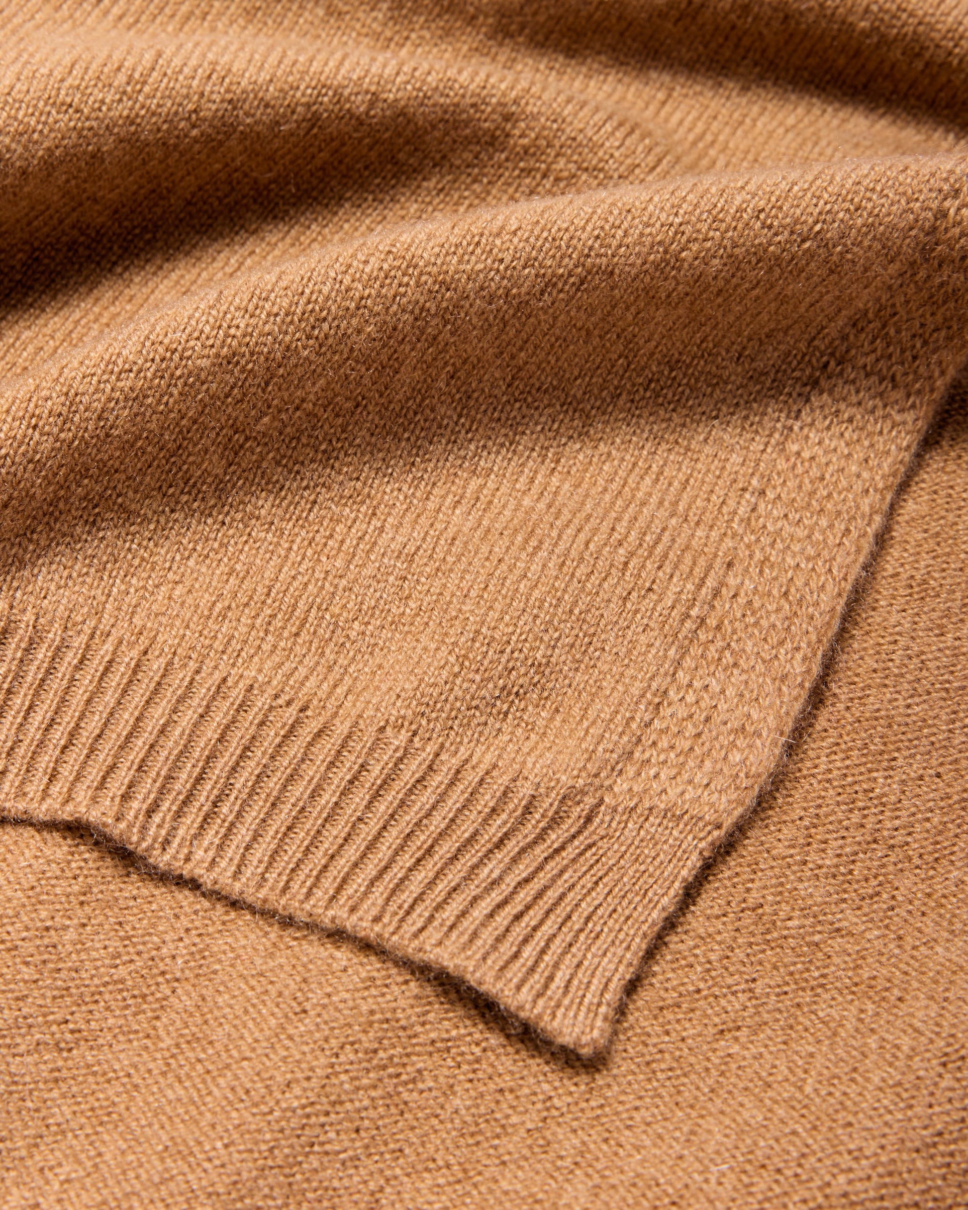Sciarpa cashmere in cammello scuro |5191|