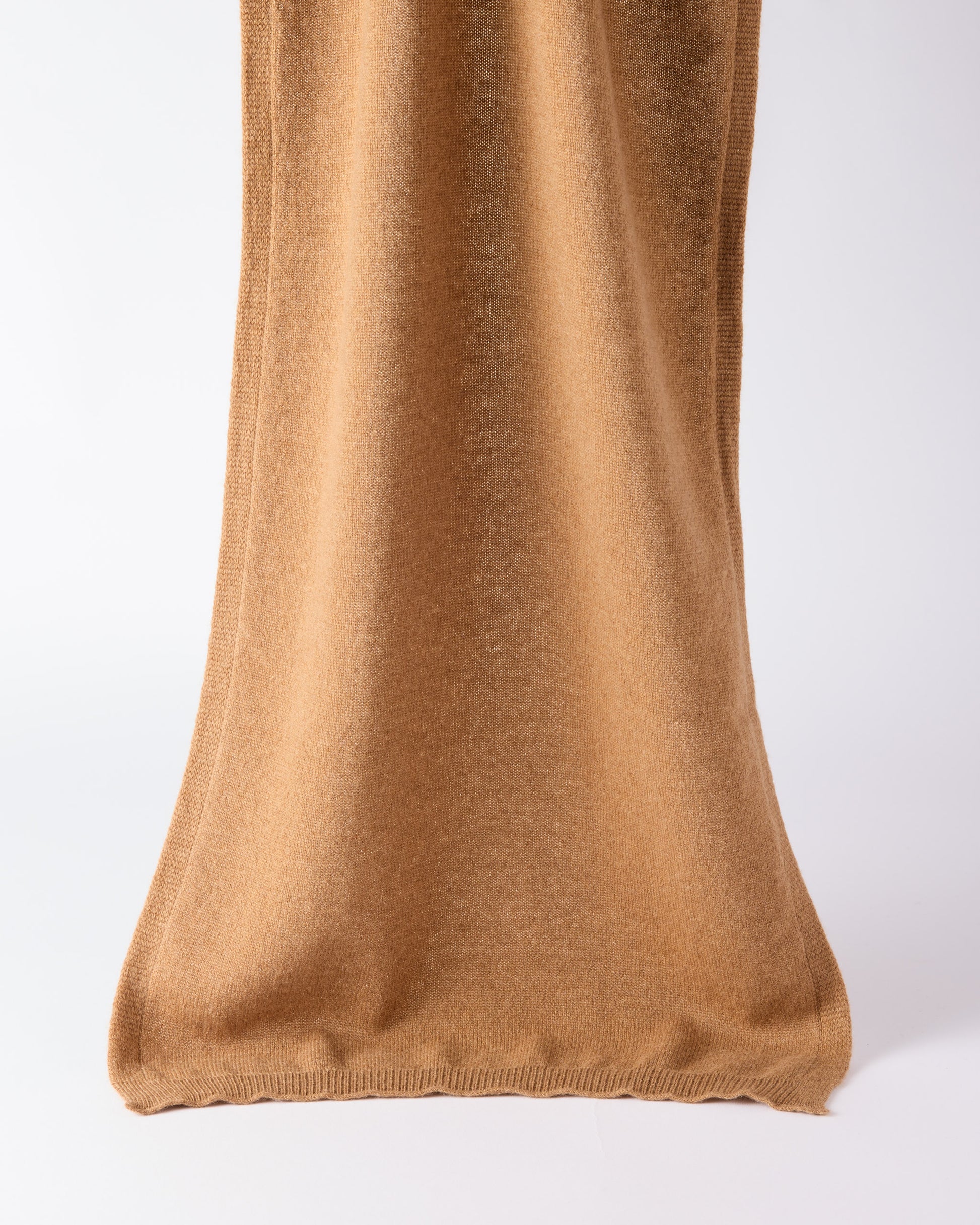 Sciarpa cashmere in cammello scuro |5270|