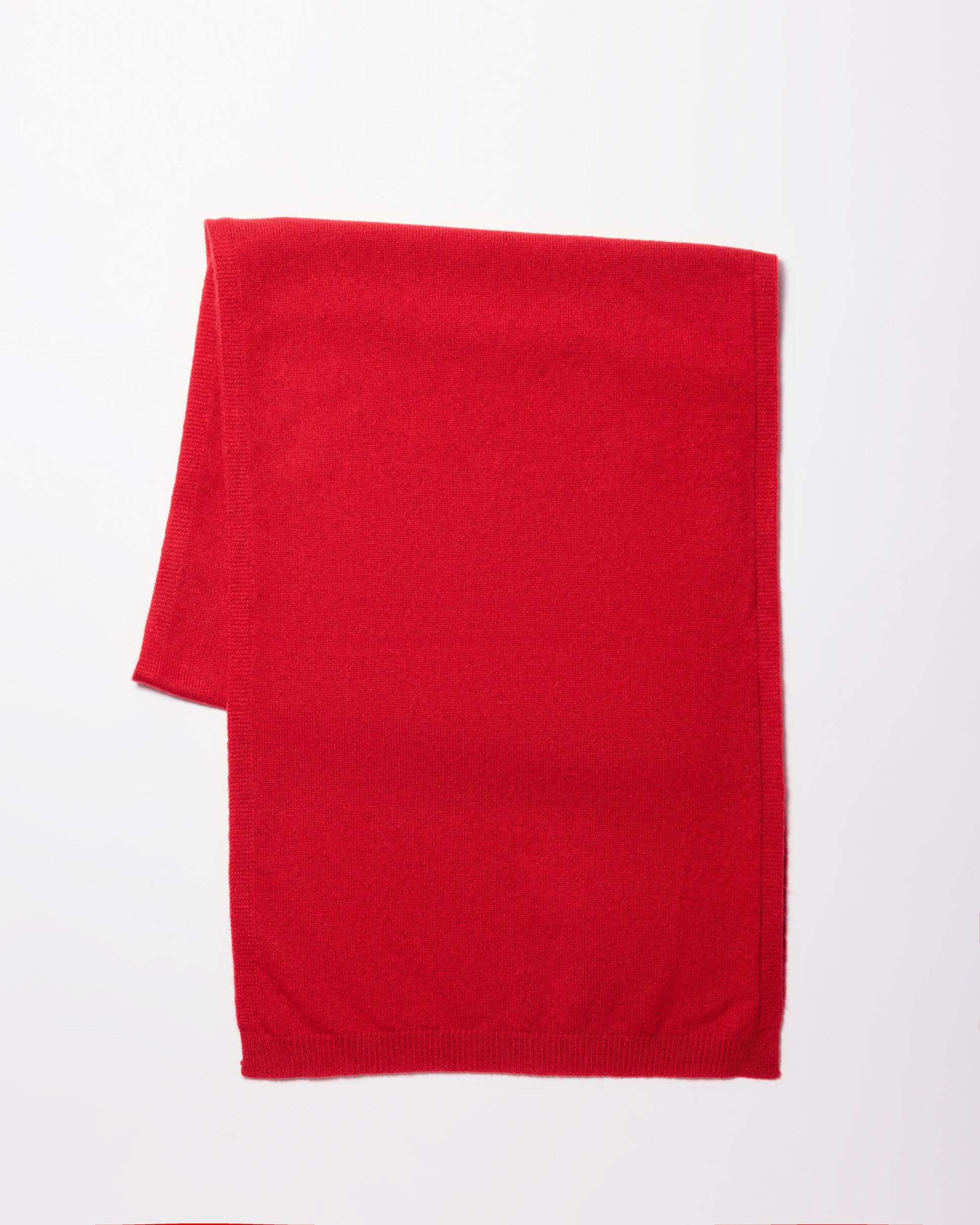 Sciarpa cashmere in rosso fuoco |5166|
