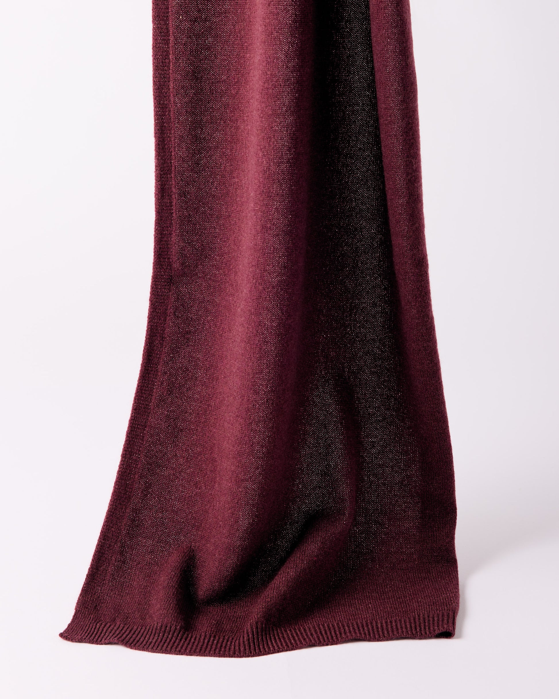 Sciarpa cashmere in bordeaux |5272|