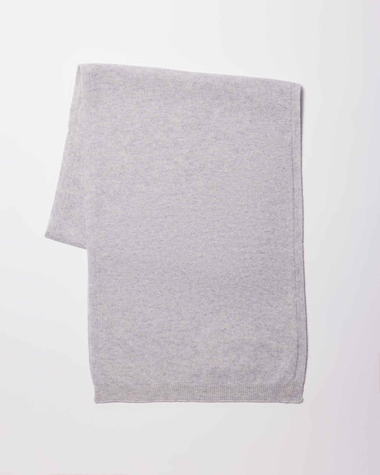 Sciarpa cashmere in platino |5170|