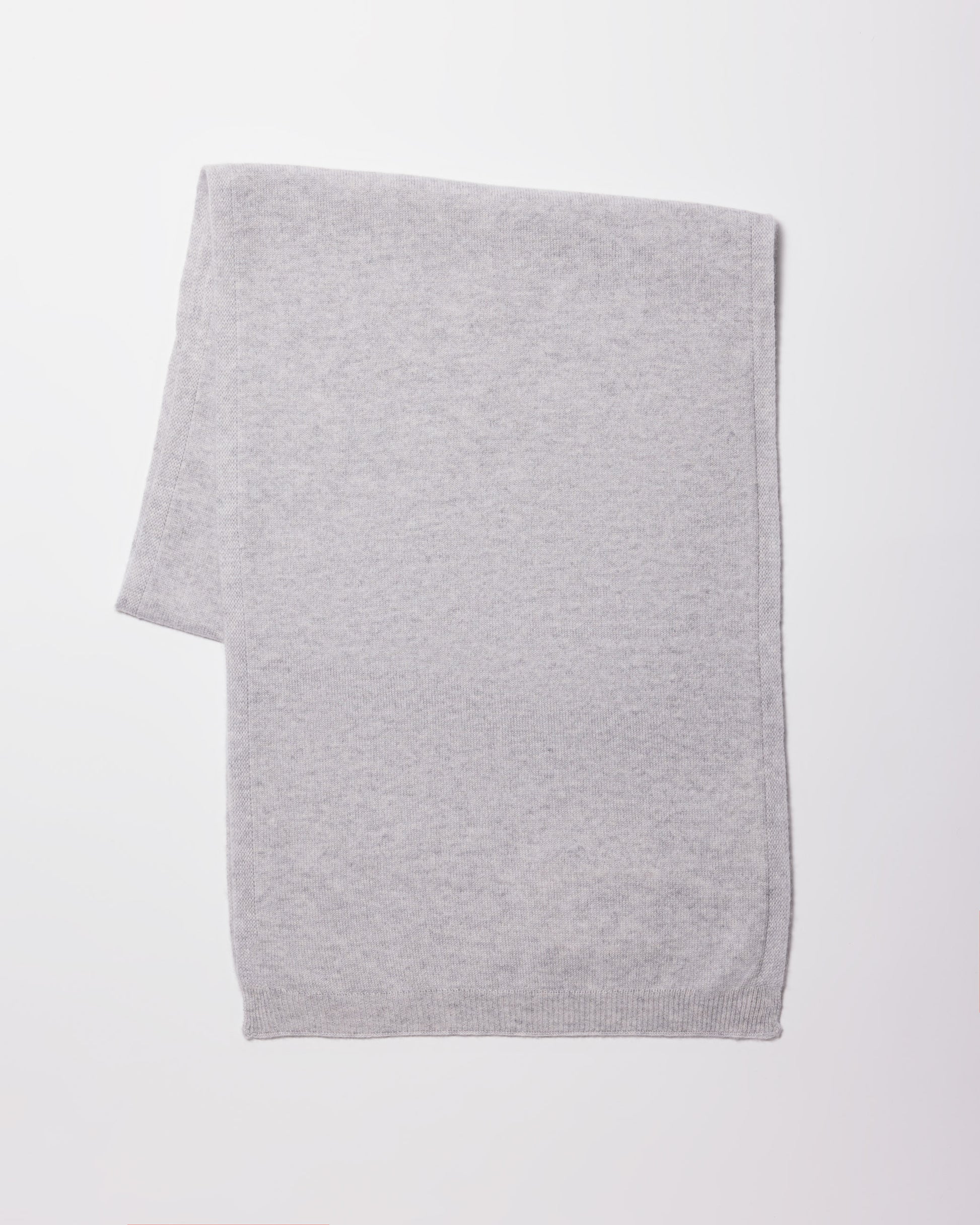 Sciarpa cashmere in platino |5170|