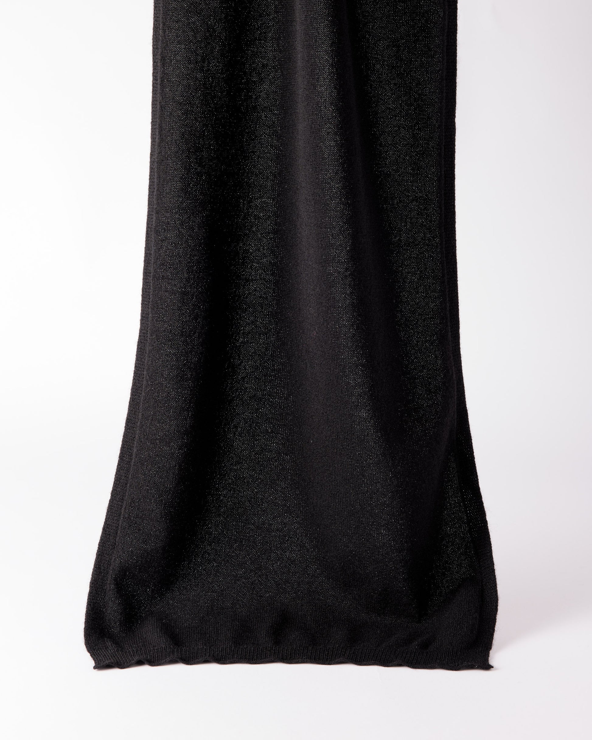 Sciarpa cashmere in nero |5277|