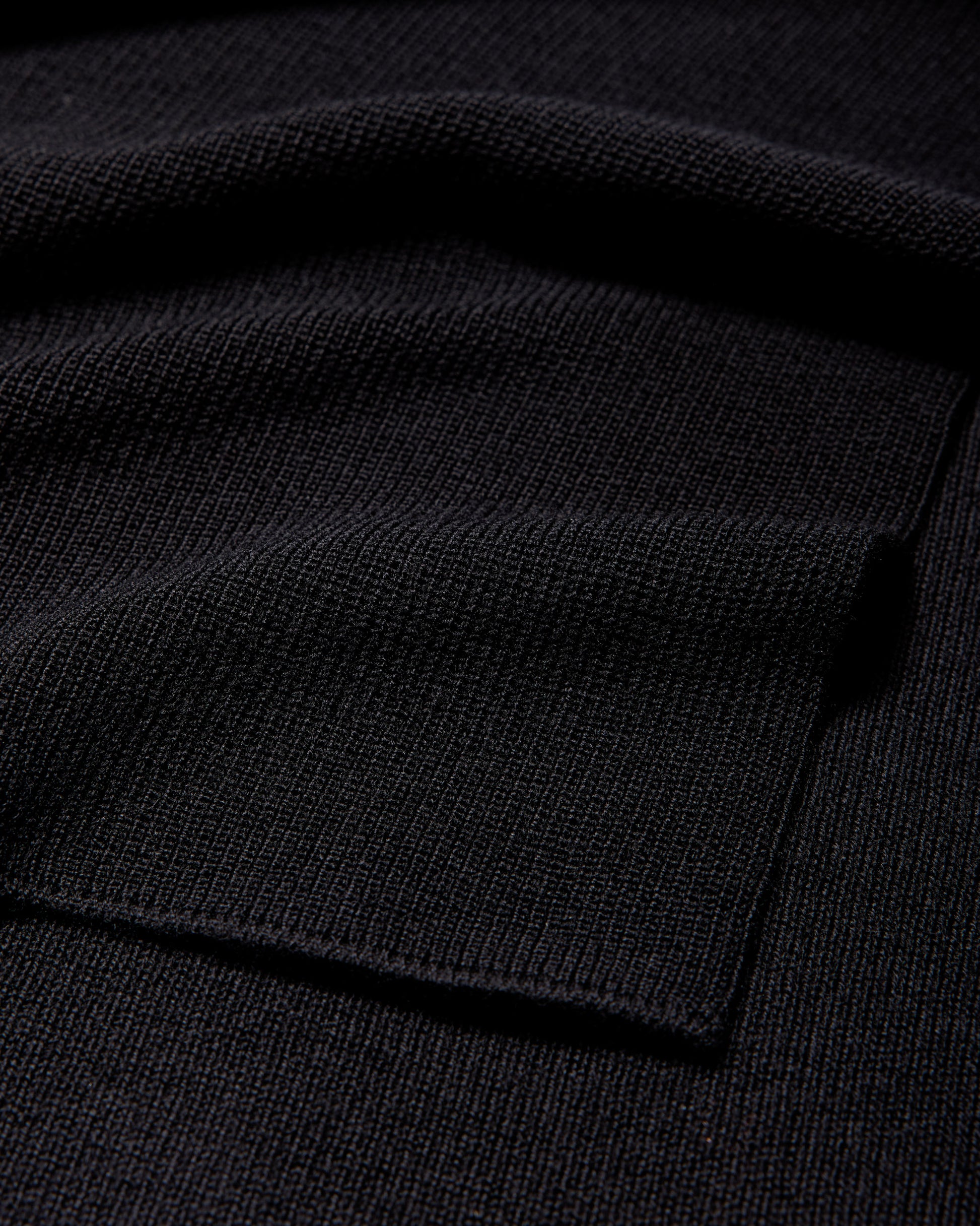 Sciarpa royal merino in nero |5202|
