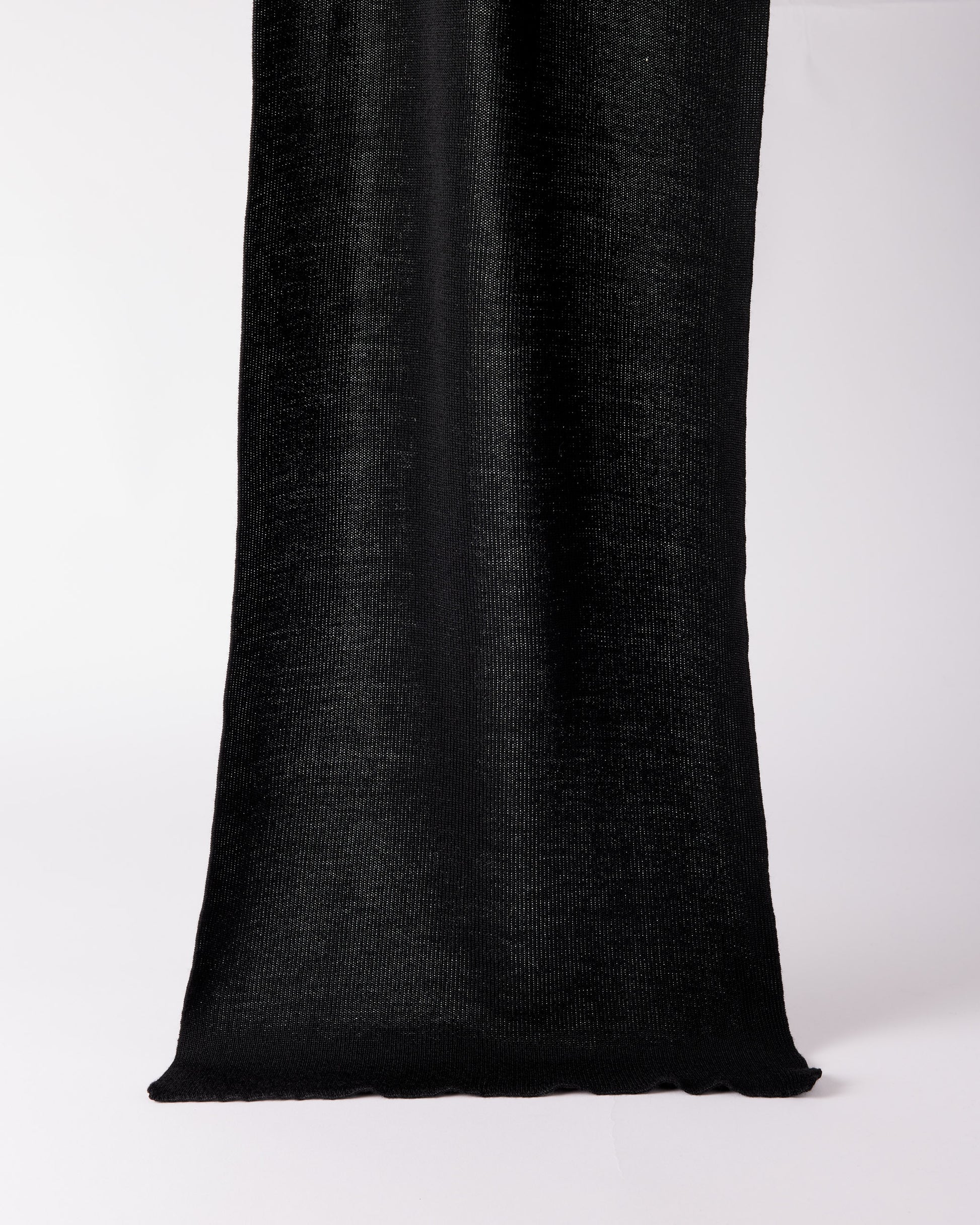 Sciarpa royal merino in nero |5281|