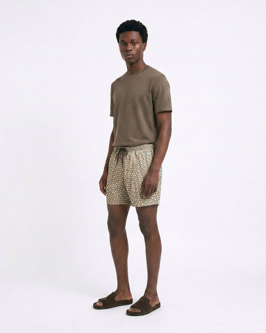 Swim shorts SAND - GREEN | Filippo De Laurentiis