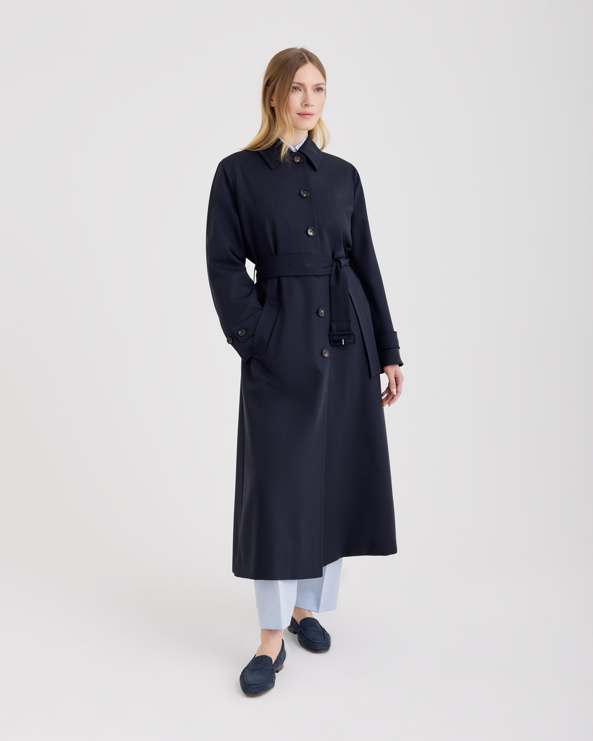 Trench Navy | Filippo De Laurentiis