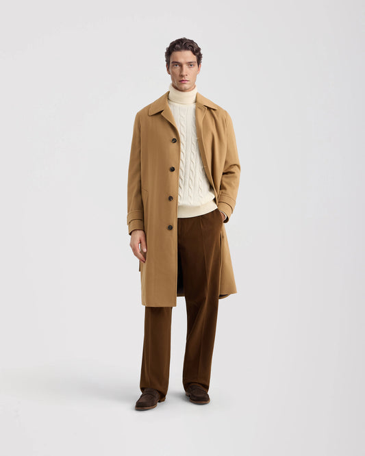 Trench manica lunga Beige | Filippo De Laurentiis