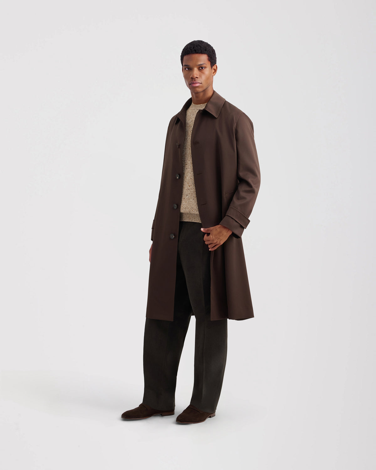 Trench manica lunga Marrone | Filippo De Laurentiis