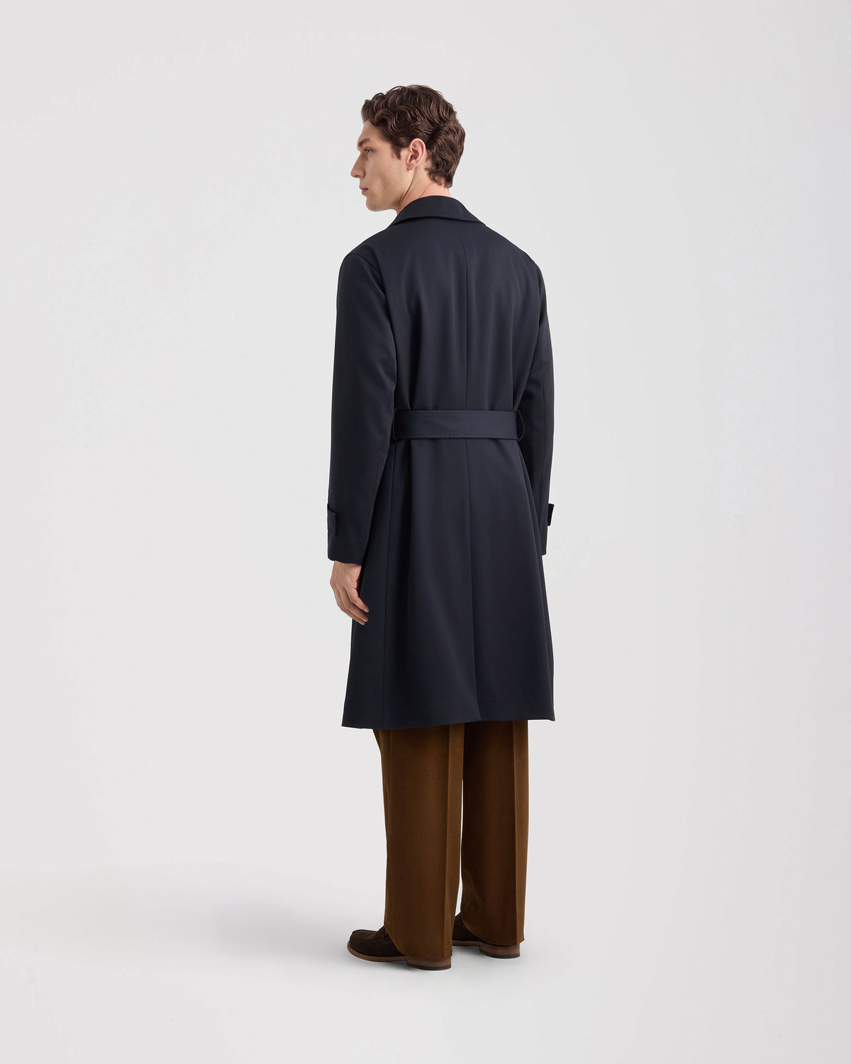 Trench manica lunga Blu Navy | Filippo De Laurentiis