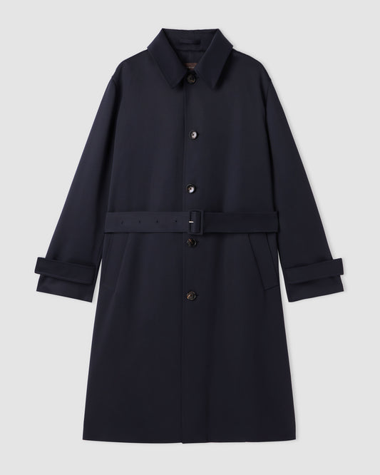 Trench manica lunga Blu Navy | Filippo De Laurentiis