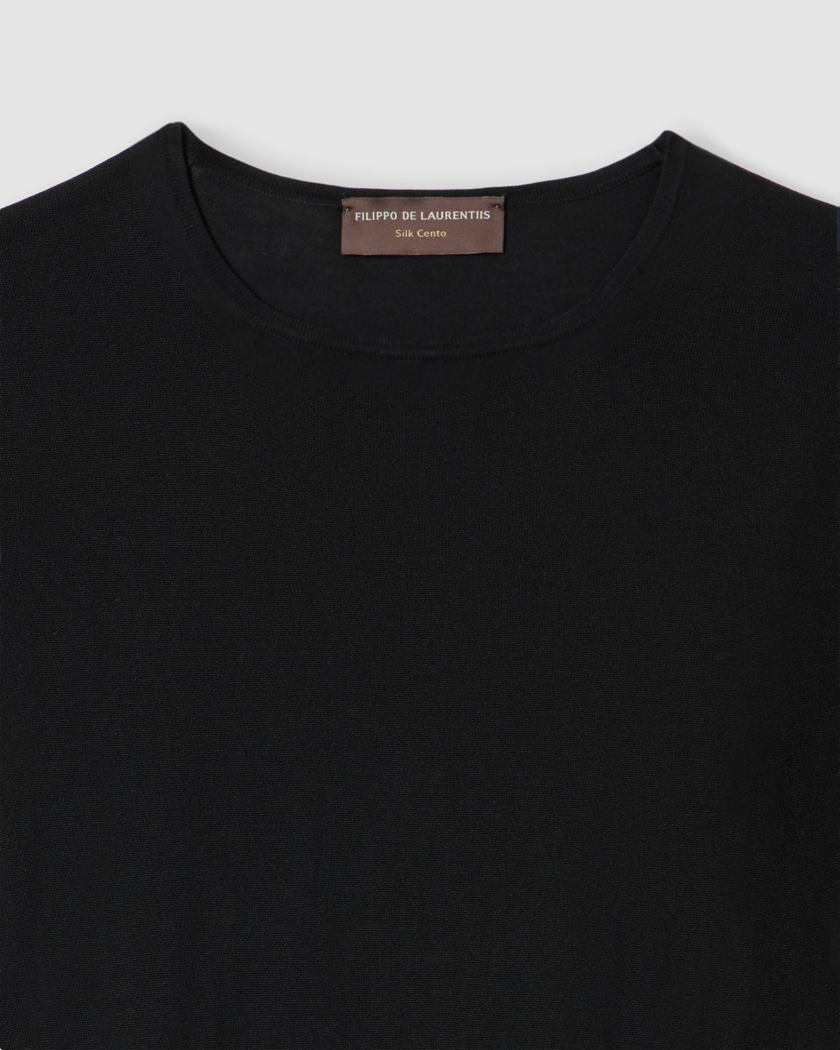 Short-sleeved t-shirt BLACK | Filippo De Laurentiis