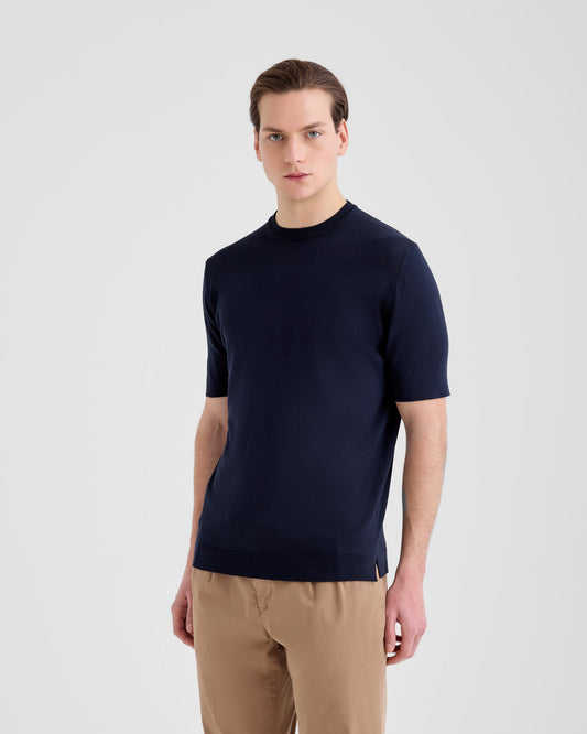 T-shirt NAVY BLUE | Filippo De Laurentiis