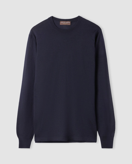 T-shirt manica lunga Blu Navy | Filippo De Laurentiis