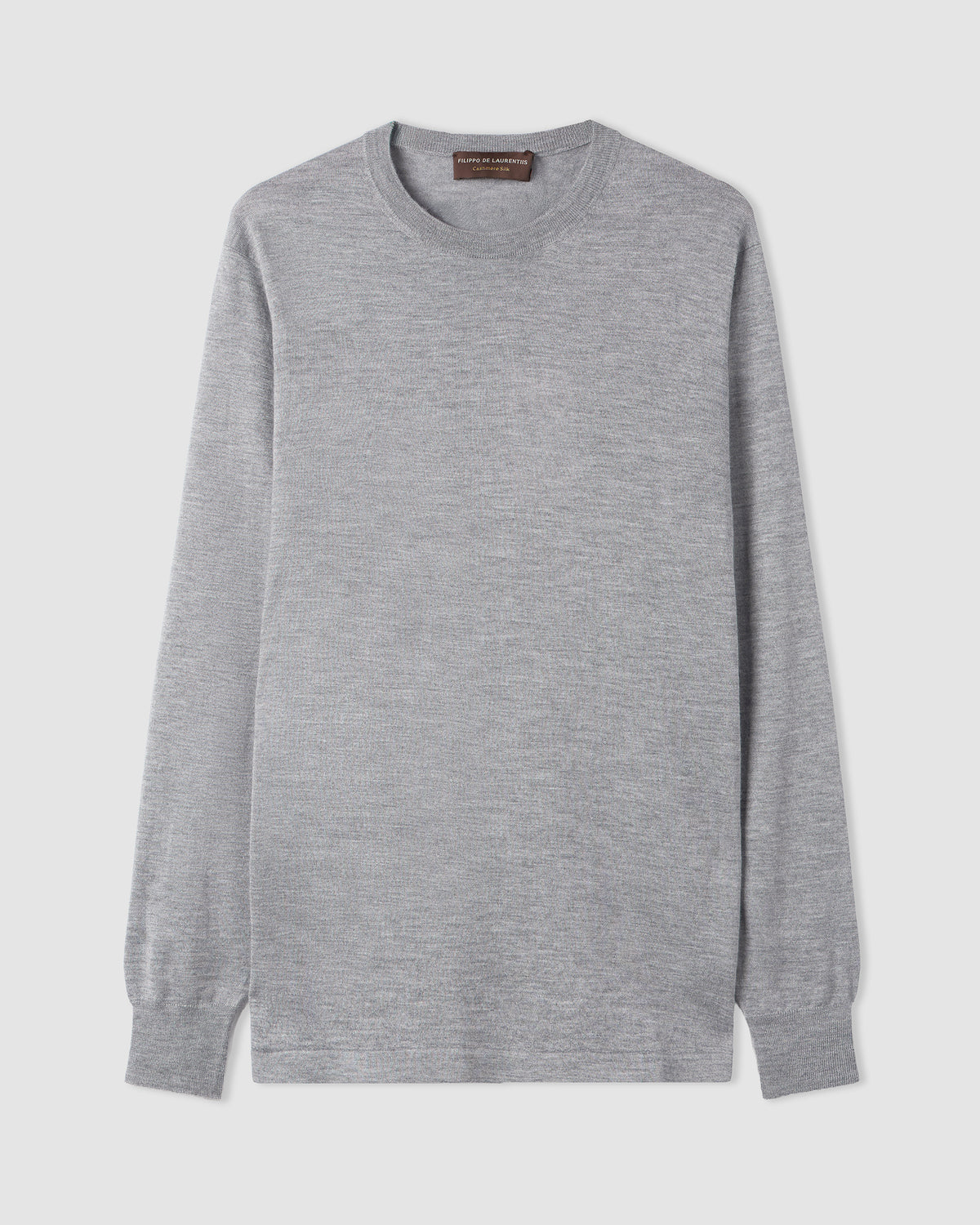 Long sleeve T-shirt GREY | Filippo De Laurentiis