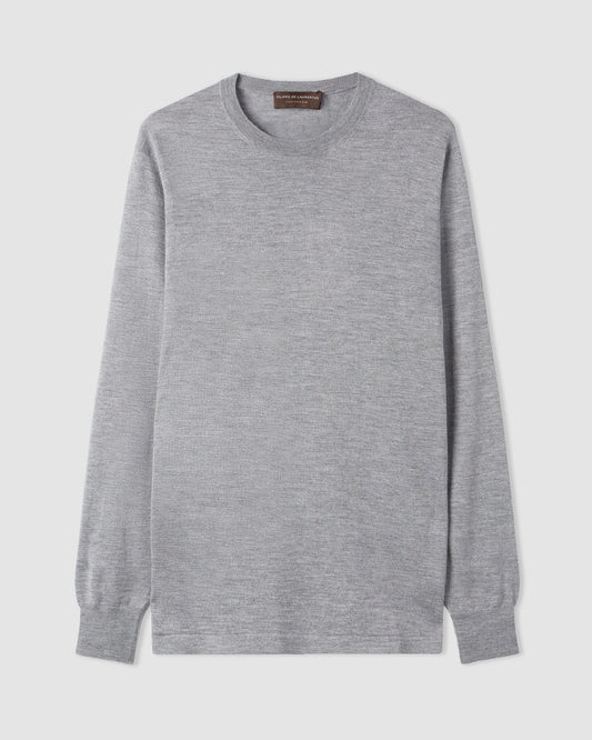 Long sleeve T-shirt GREY | Filippo De Laurentiis
