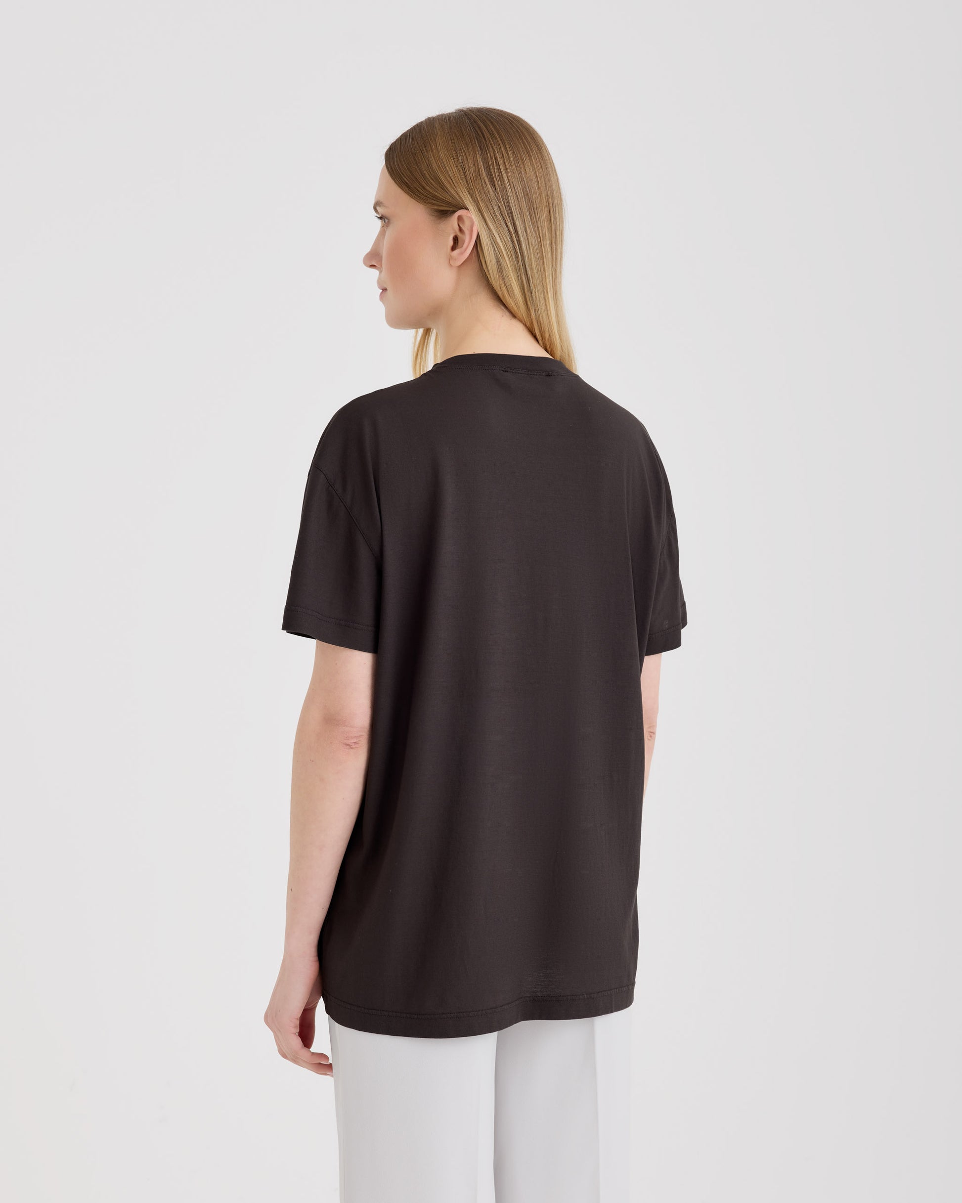 T-shirt over BROWN | Filippo De Laurentiis