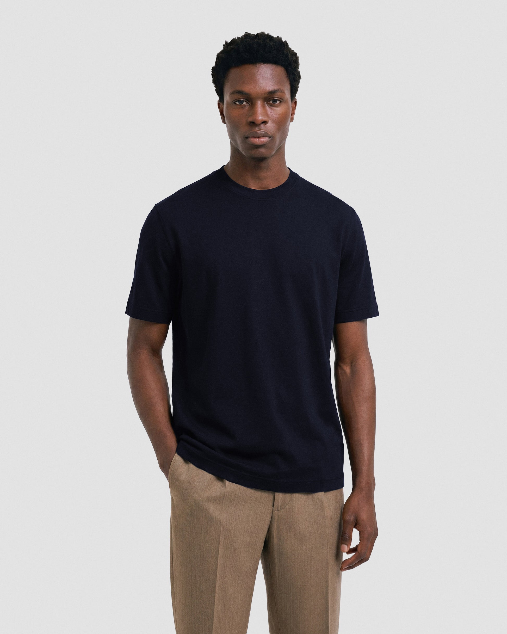 Short sleeve t-shirt NAVY BLUE | Filippo De Laurentiis