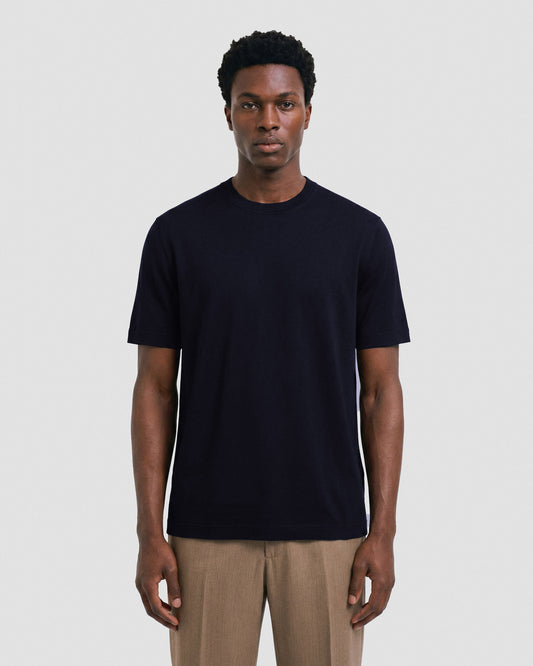 Short sleeve t-shirt NAVY BLUE | Filippo De Laurentiis